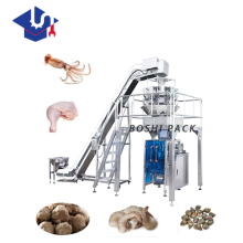 Fresh Snails Chicken Shrimp Fish Meatbals Packing Machine