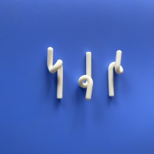 Wear Resistance Alumina Ceramic Guide Al2O3 Ceramic Pigtail Wire Guide for Textile Machine