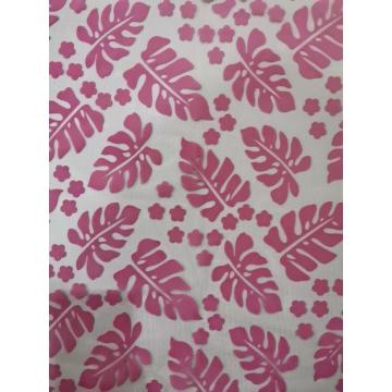 New flower design flocking fabric for sofa upholstery fabric