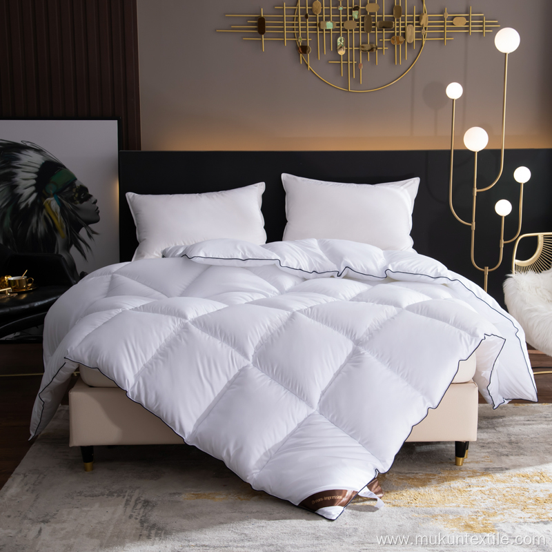 Machine Washable Quilted Plush Microfiber Fill duvet insert