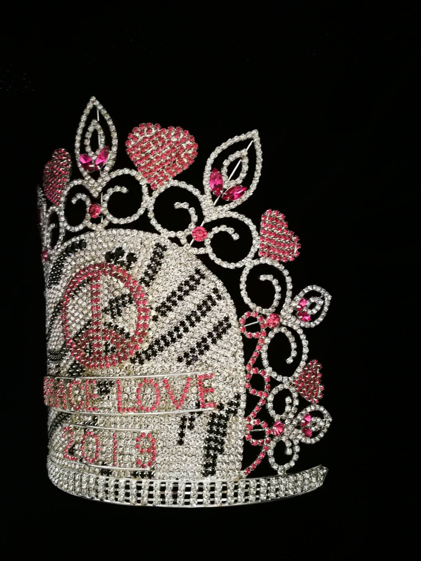 Perfect Love Tall Large Pageant Queen Crown