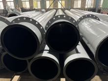 Large diameter reinforced polyethylene wear-resistant pipe