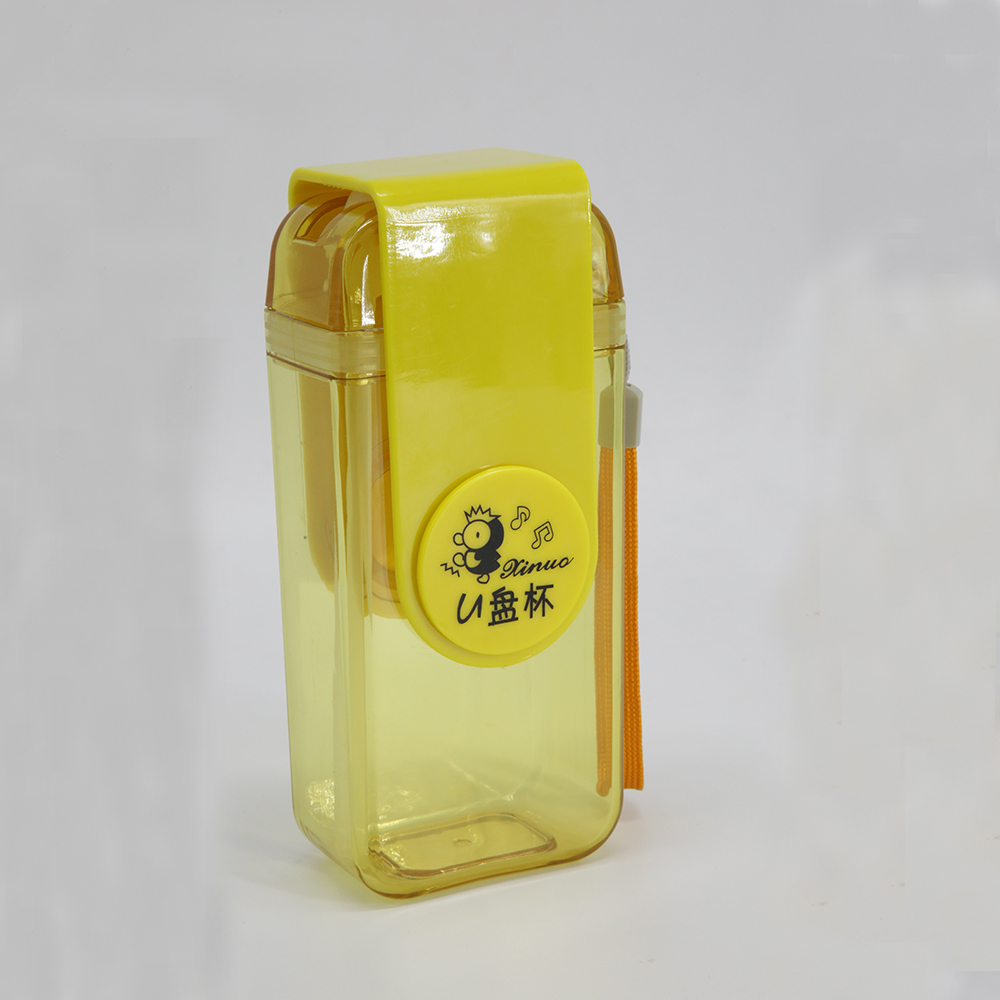 USB Disk Shape Sport Water straw Bottle