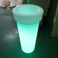 Vasi da fiori leggeri a led per esterni in plastica impermeabili