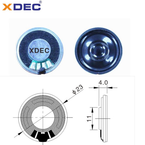 Plain film 23mm 8ohm 0.5w scanner speaker