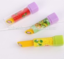 Promotional lipstick eraser , fruit eraser , shaped erasers