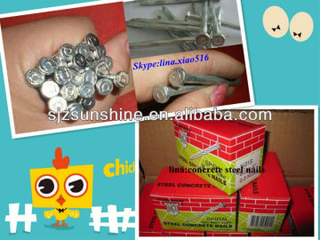 galvanized concrete steel nail sizes manufacturer