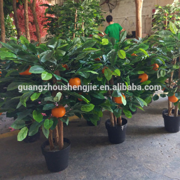 SJ020918 Artificial small orange bonsai fake tree / decorative fake orange tree