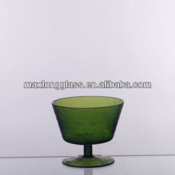 Green color icecream bowl