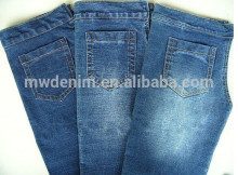 indigo terry jeans fabric spandex knitted fabric