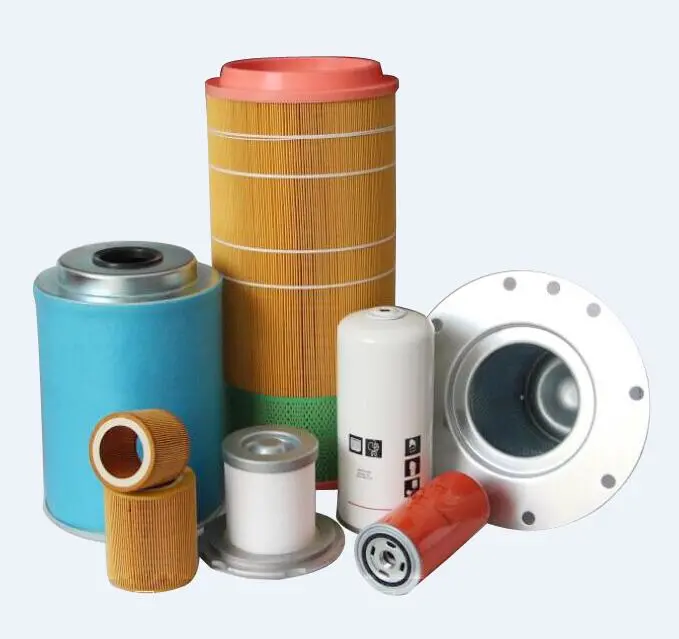 OEM H14 Air Compressor Part HEPA Pleat Paper Air Panel Filters Element Purifier Cylindrical Polyester Dust Collection Air Cartridge Filter