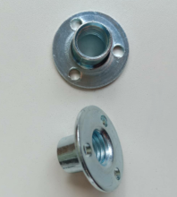 Stamping Three holes Furniture carbon steel Tee nuts