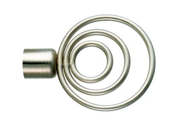 Iron three circle curtain rod direct sales