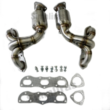 For Porsche 05-08 987.1 Cayman & Boxster High Flow Catted Exhaust Manifold exhaust system features a 200-cell catalytic converte