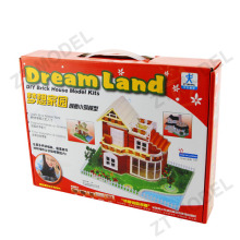 Dream Land DIY Brick House Model Kits Educational Toys