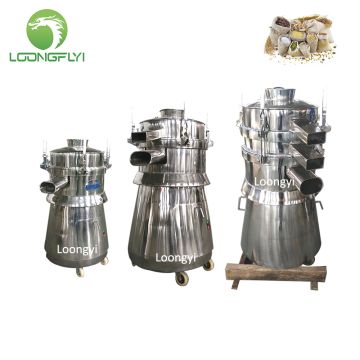 Chemical circular motion fine vibrating screen