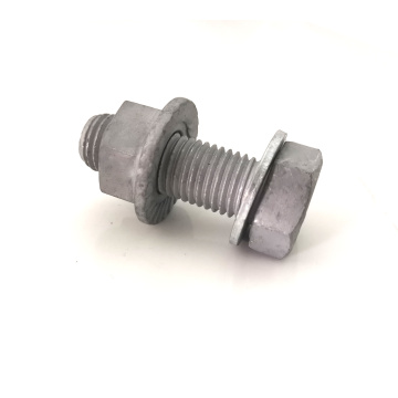 Hex Bolt Dengan Flange Nut dan Washers