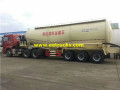 Remolques de tanque de polvo seco Tri-axle 45000L