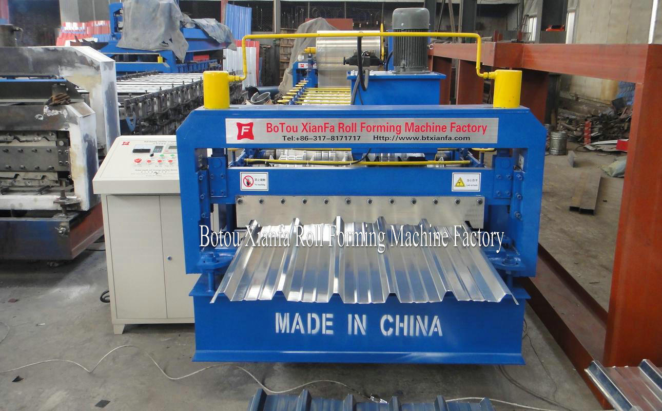 roofing aluminum machine