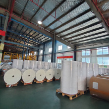 Thermal label material, white glossy sticker material