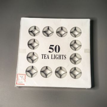 Natural light tealight candles private label