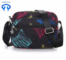 New colored nylon fabric single shoulder bag