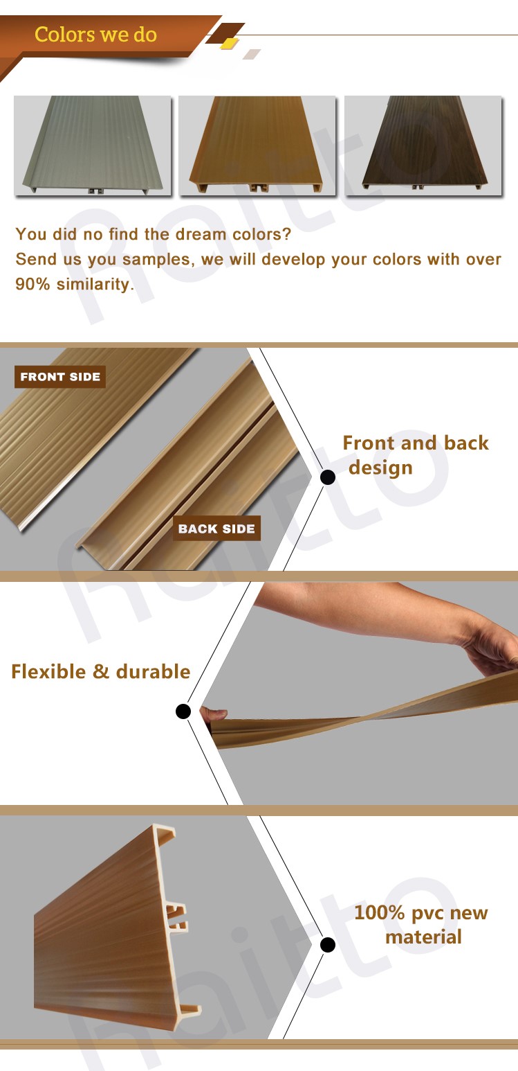 Aluminum Alloy Kitchen Cabinet PVC Skirting Kick Board