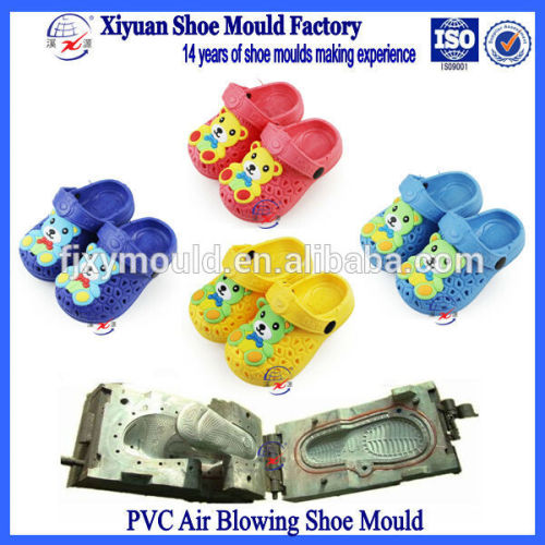 Adorable PVC Kids Clogs Shoe Mold With Strap