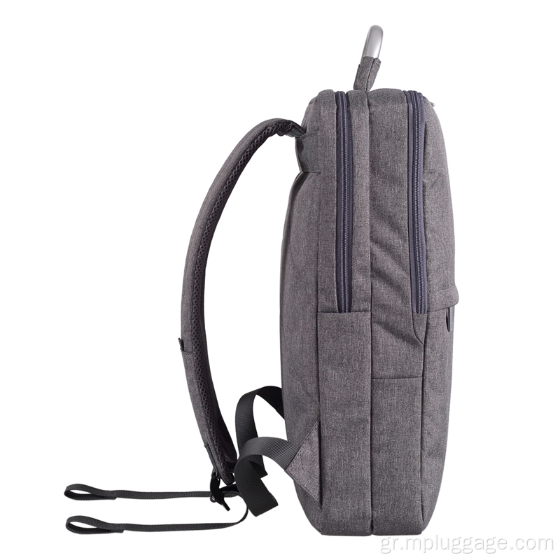 Γκρίζο απλό κατιονικό Business Laptop Backpack Προσαρμογή