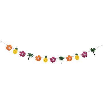 Hawaii summer party bunting flag banner