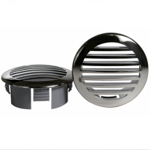 316 Stainless Steel Curved Clad Airflow Vent for RV Marine Boat