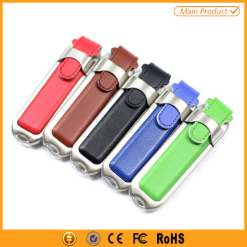 customized usb leather usb flash drive bulk items 8gb