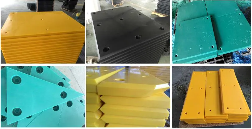Marine Rubber Fender UHMWPE Polymer Plastic UHMWPE Facing Panel, Dock Rubber Fender Upe UHMW Polyethylene Surface Frontal Pad