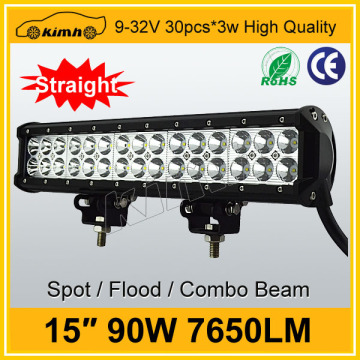 High intensity dual row led hanging light bar 90w