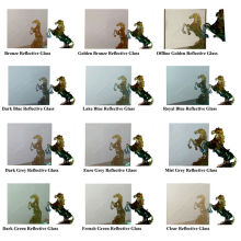 4mm 5mm 6mm 8mm 10mm Dark Green Reflective Glass