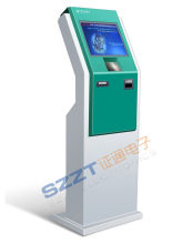 Free Standing Windows 7 Information Interactive Information Kiosk With Card Reader Zt2880