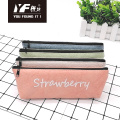 Custom hot sale fruit PU pencil case