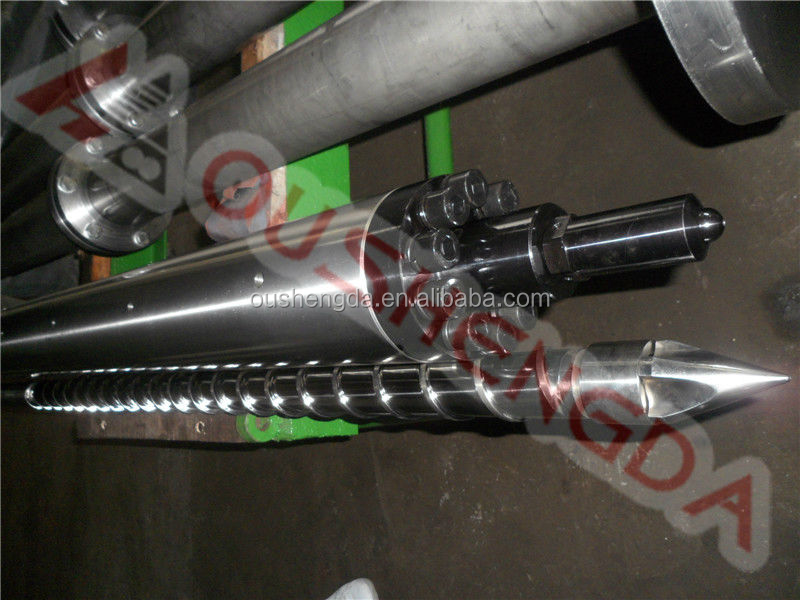 screw cylinder for CHUAN LIH FA injection machine CLF-1500TW, CLF-400TX ZHOUSHAN MANUFACTURER COLMONOY Stellite BIMETALLIC