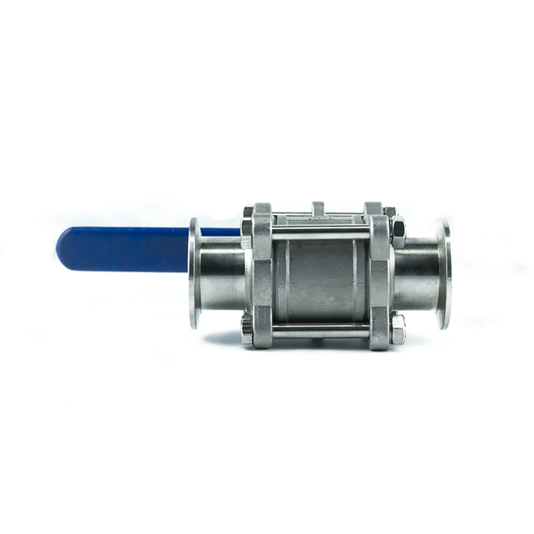 China Factory Good Quality mountable Stainless Steel 3 piece sanitary Ball Valve