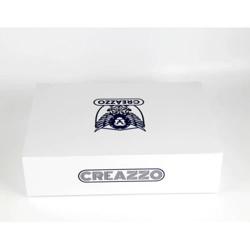 Small cardboard magnet folding white gift box