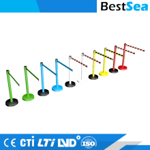 Crowd control stanchion wholesales, steel retractable belt barrier