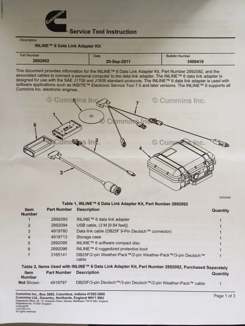 Truck Engine Water Pump for Cummins