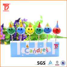 Manufacturer china smiling face decorative art candles