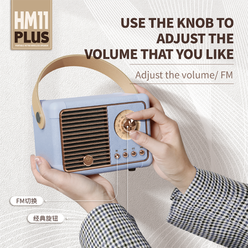 FM Radio Rétro Bluetooth haut-parleur avec démodé à l&#39;ancienne