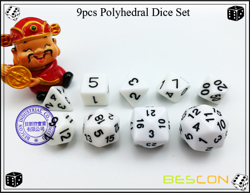 9pcs Polyhedral Dice Set-21 9pcs Polyhedral Dice Set-21