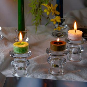 Gourd Shape Glass Tealight Candle Holders