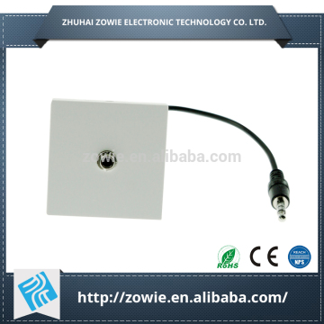 Single port Wall socket plate AV faceplate