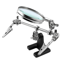 MG16126 Helping Hand Magnifier: Soldering Stand & Magnifying Glass