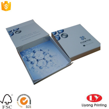 Cardboard folding gift cosmetic packaging box