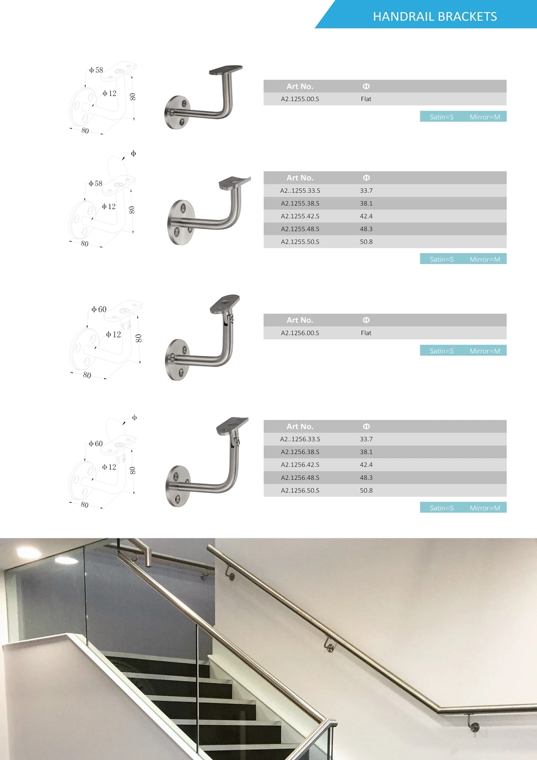 Stainless Steel Raiing Wall Bracket for Balustrade System